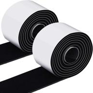 🛡️ protective black felt strip roll: 2 packs, heavy duty with adhesive backing for furniture & hard surfaces logo