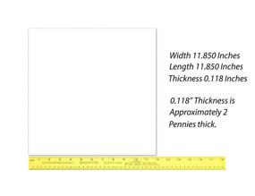 img 1 attached to 📏 AbleDIY White Non-Transparent Reflective Tolerance: Enhancing Precision and Accuracy in Your DIY Projects!