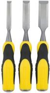 🔧 stanley 16 300 chisel set 3 piece: perfect tools for precision woodworking логотип