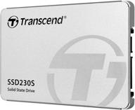 💽 silver transcend 512gb sata iii 6gb/s ssd230s 2.5” solid state drive (ts512gssd230s) logo