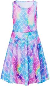 img 4 attached to Sleeveless Ahegao Teenager Sundresses for Girls, Ideal Kindergarten Clothing