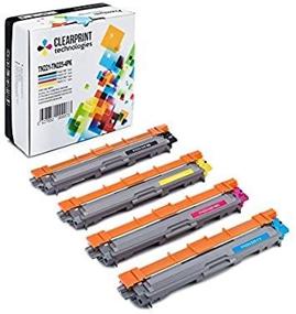 img 1 attached to 🖨️ Clearprint Brother MFC-9130CW, MFC-9330CDW, MFC-9340CDW, HL-3140CW, HL-3170CDW Toner Set - TN221 / TN225 Compatible (4-Pack)