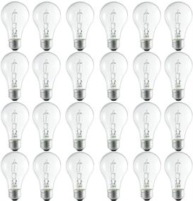 img 2 attached to 💡 24-Pack of Philips 100-Watt Clear A19 High Lumen Light Bulbs, Dimmable, 1500 Lumen, Bright White (2990K), 72W=100W, E26 Base