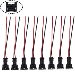 img 4 attached to 🔌 High-quality MOTOALL Fuel Injector Connector EV1 OBD1 Plug Wire Harness - 8pcs