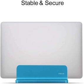 img 3 attached to 💻 Прочная аквамариновая алюминиевая подставка для ноутбука для MacBook Air/Pro, iPad, Lenovo, Dell, Surface, Samsung, HP - подставка для ноутбука MOSISO.