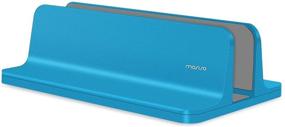 img 4 attached to 💻 Прочная аквамариновая алюминиевая подставка для ноутбука для MacBook Air/Pro, iPad, Lenovo, Dell, Surface, Samsung, HP - подставка для ноутбука MOSISO.