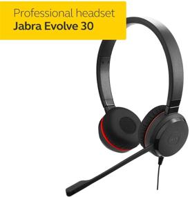 img 3 attached to 🎧 Jabra Evolve 30 II: Superior Sound Wired Headset for Calls and Music - UC-Optimized, All-Day Comfort