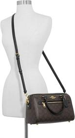 img 3 attached to 👜 Signature Canvas Women's Handbags, Wallets, and Satchels by Coach Rowan Satchel