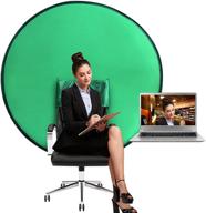 🪑 portable green screen chair – 56in/142cm, green chroma key for video chats, zoom, and virtual backgrounds logo