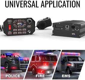 img 3 attached to 🚨 Apex 100-Watt Police Siren and Emergency Vehicle Siren System with Horn, PA Microphone - Optimized for Search