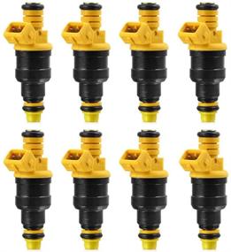 img 4 attached to Set of 8 Fuel Injectors 280150943, 0280150939, 0280150909 - Compatible with Ford E250, F150, F250, F350, E350, Mustang, Lincoln, and Mercury 4.6L, 5.0L, 5.4L, 5.8L Vehicles - 1992-2004 Model Years