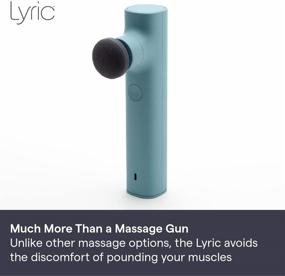 img 3 attached to 🔵 Lyric Therapeutic Massager: Rhythm Therapy for Muscle Pain Relief & Relaxation, Compact & Lightweight, Wi-Fi-Enabled, Android/iOS Smartphone Compatible, Blueprint