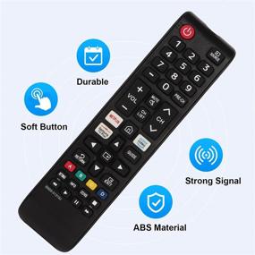 img 3 attached to 📺 BN59-01315J Upgraded Replacement Remote Control + 2 Batteries for Samsung Smart TV UN50TU7000F UN55TU7000F UN58TU7000F UN58TU700DF UN65TU7000F UN43TU7000F UN65TU700DF UN70TU7000F UN70TU700DF UN75TU7000F