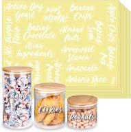 🔖 swommoly 243 white cursive pantry labels set: ultimate water resistant stickers for organized cabinet and pantry storage logo