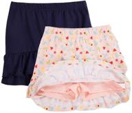 👧 cotton tiered elastic waistband girls' clothing and skirts + skorts by unacoo logo