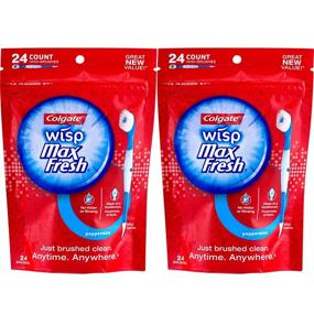 img 1 attached to Colgate Fresh Disposable Toothbrush Peppermint Oral Care