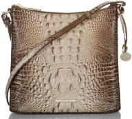 brahmin womens katie pecan size women's handbags & wallets in crossbody bags logo