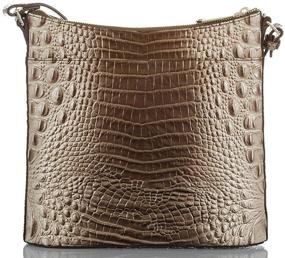 img 2 attached to Brahmin Womens Katie Pecan Size Women's Handbags & Wallets in Crossbody Bags