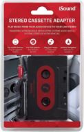 🚗 revolutionize your car audio experience: isound car stereo cassette adapter to enjoy your favorite music in car stereo cassette player logo