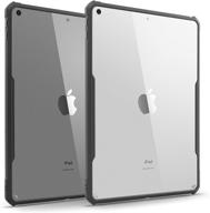 📱 tineeowl ultra slim clear case for ipad 9/8/7 (10.2-inch, 2021/2020/2019 model, 9th / 8th / 7th generation) – flexible tpu, lightweight, thin - black logo
