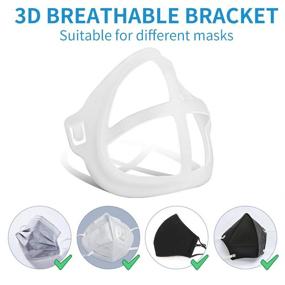 img 2 attached to 🌬️ Translucent OUMMET Protector for Comfortable Breathing