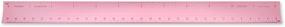 img 2 attached to Alumicolor 12-Inch Aluminum Engineer Hollow Scale in Pink: Ideal for School, Office, Art, and Drafting