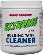happy campers - extreme tank & sensor cleaner: top rv & marine cleaning solution for unmatched cleanliness logo
