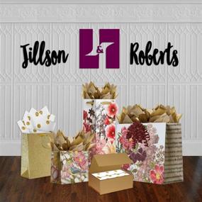 img 1 attached to 🎁 Jillson Roberts 2-Pack Small Magnetic Closure Gift Boxes in Metallic Gold Matte - Available in 5 Color Options