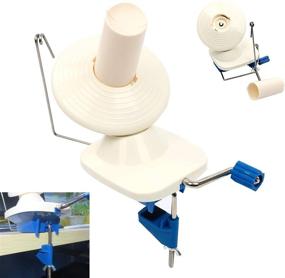 img 1 attached to 🧶 Hand-Operated Yarn Ball Winder and Swift - Efficient Yarn Winder for Easy Use