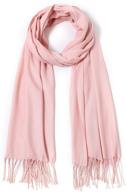 🧣 pashmina shawls with fringes: stylish wedding accessories for women in scarves & wraps logo