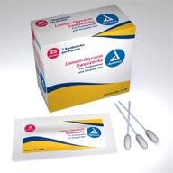 🍋 lemon glycerin swabsticks dynarex: convenient and moisturizing, 25 pack of 3 logo