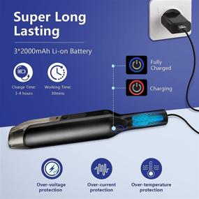 img 2 attached to 🔋 LAOPAO Portable Cordless Rechargeable Battery with 3x2200mAh Capacity