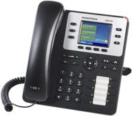 📞 grandstream gxp2130 enterprise ip telephone with 2.8&#34; lcd, poe, power supply included - black logo