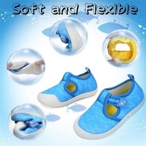 img 1 attached to DimaiGlobal Toddler Barefoot Girls' Shoes - Non Slip Sneakers