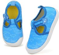 dimaiglobal toddler barefoot girls' shoes - non slip sneakers logo