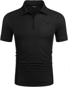 img 3 attached to COOFANDY Pockets Collar Classic Performance Men's Clothing and Shirts