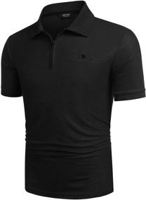 img 1 attached to COOFANDY Pockets Collar Classic Performance Men's Clothing and Shirts