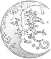 versatile 3.8 by 3.3 inch moon metal cutting dies: ideal for scrapbooking, card making, thanksgiving, christmas crafts logo