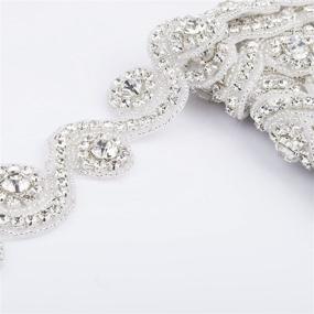 img 1 attached to Rhinestone Bridal Bridesmaid Wedding Silver