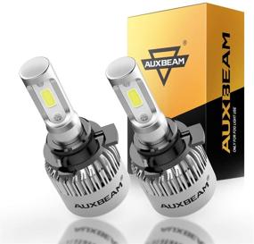 img 4 attached to Auxbeam 9006 LED Bulb, F-S2 Series HB4 HB4U LED Bulbs 🔦 Conversion Kit, 8000 Lumens 6500K White, Replacement Fog Light Bulb, Pack of 2