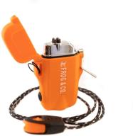 tough tesla lighter 2.0: waterproof windproof flameless dual arc plasma usb rechargeable electric with built-in flashlight - orange logo