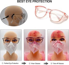 img 3 attached to Glasses Protective Eyewear Stylish Protection Occupational Health & Safety Products