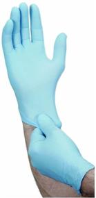 img 1 attached to 🧤 High-Quality 5 Mil Nitrile Gloves - Powder-Free and Large Size, 100 Pc