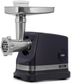 img 1 attached to 🔌 Weston 500W Electric Meat Grinder and Sausage Stuffer in Black, Model 5