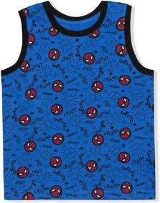 img 3 attached to 🕷️ Marvel 3 Pack Spider Man Sleeveless Shirt: Boys' Clothing Set Essentials