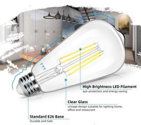 img 2 attached to 💡 High Performance 1400 Lumens Daylight Filament Non Dimmable Bulb