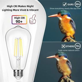 img 1 attached to 💡 High Performance 1400 Lumens Daylight Filament Non Dimmable Bulb