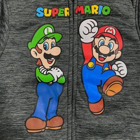 img 3 attached to 🔥 Cozy up in Style: Super Mario Boys Sherpa Fleece Zip Hoodie"