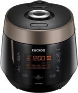 🍚 cuckoo crp-p1009sb: premium pressure rice cooker with 12 menu options - made in korea логотип