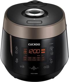 img 4 attached to 🍚 Cuckoo CRP-P1009SB: Premium Pressure Rice Cooker with 12 Menu Options - Made in Korea